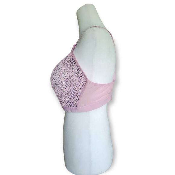 Victoria's Secret Women's Sport Mesh Camo Print Lilac Pink Sports Bra - Picture 4 of 8